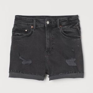 H&M Mom high waisted denim shorts